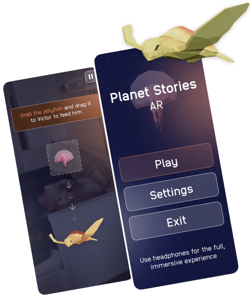 Planet Stories to aplikacja na Ios i Android, którą zaprojektowaliśmy