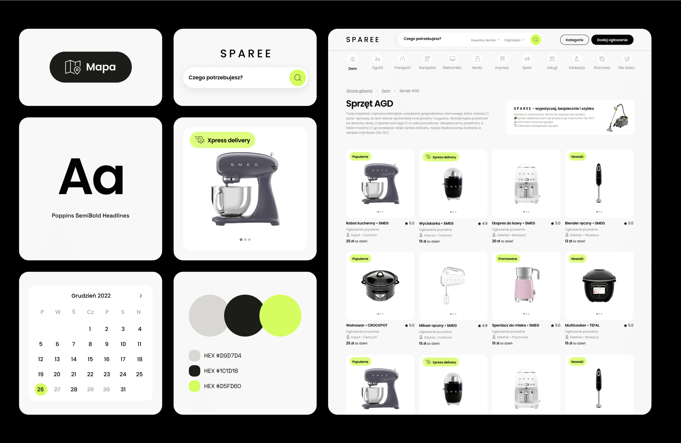 sparee marketplace concept
